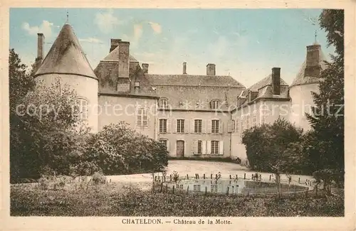 AK / Ansichtskarte Chateldon Chateau de la Motte Chateldon