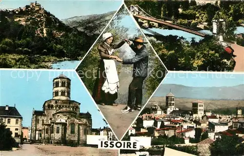 AK / Ansichtskarte Issoire La Ribeyre Pont d Orbeil la Bourree Eglise Saint Austremoine XIIe siecle Issoire