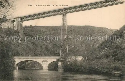 AK / Ansichtskarte Rouzat Pont sur la Sioule Viaduc ligne de chemin de fer 