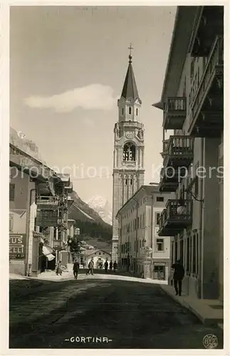 AK / Ansichtskarte Cortina_d_Ampezzo Basilica dei Santi Filippo e Giacomo Cortina_d_Ampezzo