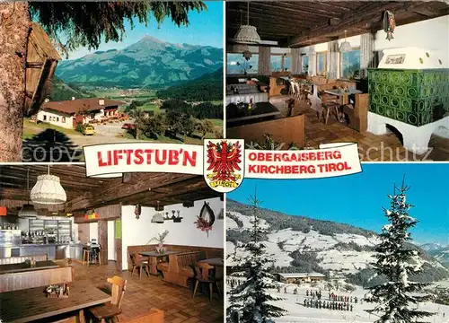 AK / Ansichtskarte Kirchberg_Tirol Jausenstation Obergaisberg Liftstubn Kirchberg Tirol