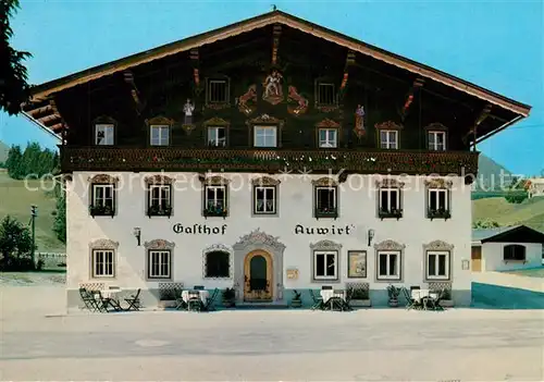 AK / Ansichtskarte Fieberbrunn_Tirol Gasthof Auwirt Fieberbrunn Tirol