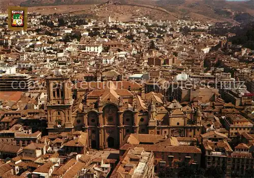 AK / Ansichtskarte Granada_Andalucia Fliegeraufnahme Cathedrale  Granada Andalucia
