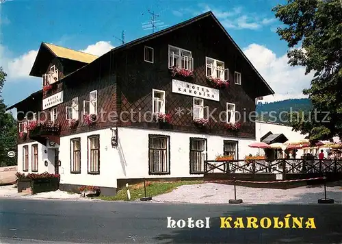AK / Ansichtskarte Harrachov_Harrachsdorf Hotel Karolina Harrachov Harrachsdorf
