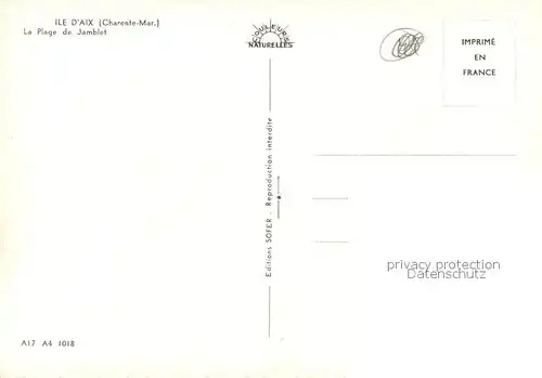 AK / Ansichtskarte Ile_d_Aix Fliegeraufnahme Plage de Jamblet Ile_d_Aix