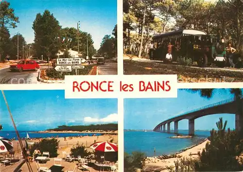 AK / Ansichtskarte Ronce_les_Bains Plage Viaduc sur la Seudre Ronce_les_Bains