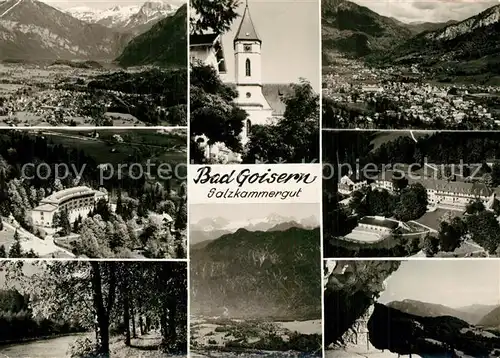 AK / Ansichtskarte Bad_Goisern_Salzkammergut Fliegeraufnahmen Kirche Bad_Goisern_Salzkammergut