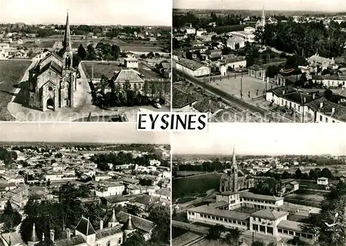 AK / Ansichtskarte Eysines Eglises Fliegeraufnahmen Eysines