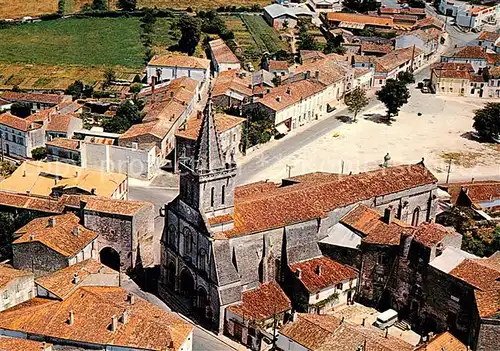 AK / Ansichtskarte Pont l_Abbe d_Arnoult Fliegeraufnahme Kirchenpartie Pont l_Abbe d_Arnoult