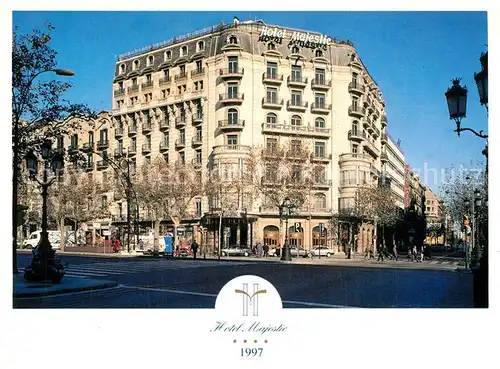 AK / Ansichtskarte Barcelona_Cataluna Hotel Majestic Barcelona Cataluna