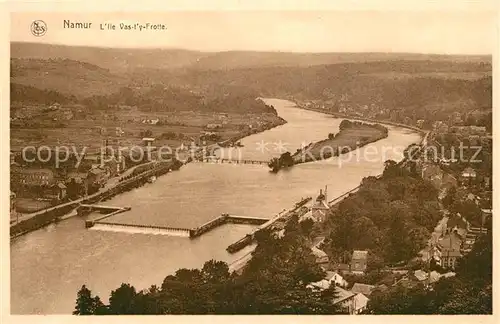 AK / Ansichtskarte Namur_sur_Meuse Ile Vas ty Frotte Namur_sur_Meuse