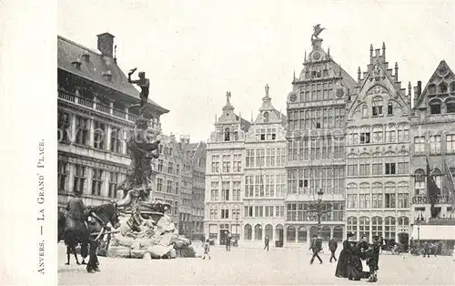AK / Ansichtskarte Anvers_Antwerpen La Grande Place Anvers Antwerpen