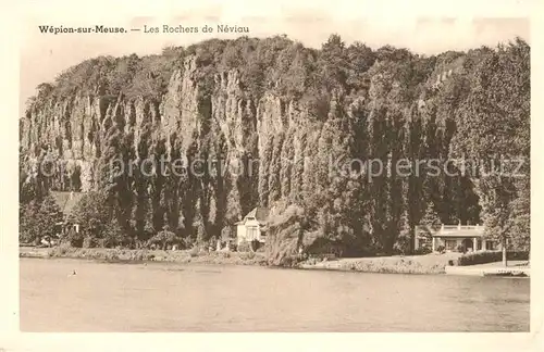 AK / Ansichtskarte Wepion sur Meuse Les Rochers de Neviau 
