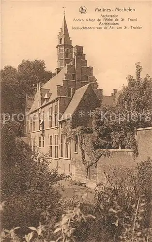 AK / Ansichtskarte Malines_Mechelen_Flandre Archeve Ancien refuge de lAbbe de St Trond Malines_Mechelen_Flandre