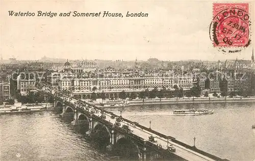London Waterloo Bridge and Somerset House London
