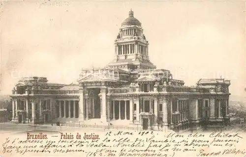 AK / Ansichtskarte Bruxelles_Bruessel Palais de Justice Bruxelles_Bruessel