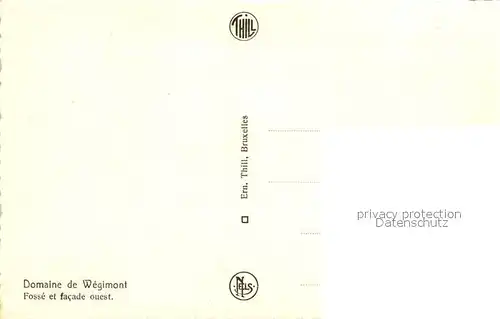 AK / Ansichtskarte Wegimont Fosse et facade ouest Wegimont
