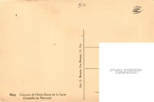 AK / Ansichtskarte Huy Chapelle du Novicist Huy