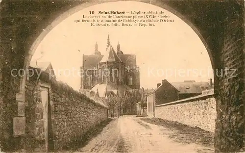 AK / Ansichtskarte Saint_Hubert_Wallonie Eglise abbatiale Saint_Hubert_Wallonie