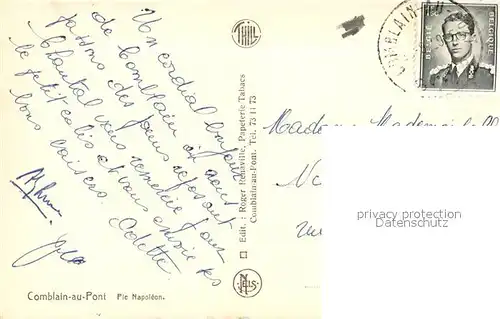 AK / Ansichtskarte Comblain au Pont Pic Napoleon Comblain au Pont