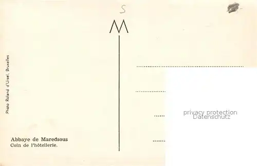 AK / Ansichtskarte Maredsous Abbaye Coin de l hotellerie Maredsous