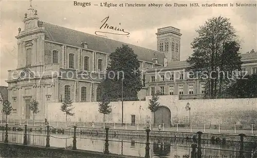 AK / Ansichtskarte Bruges_Brugge_Flandre Eglise et lancienne abbaye des Dunes 1623 