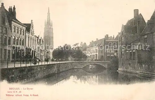 AK / Ansichtskarte Bruges_Brugge_Flandre Le Dyver 