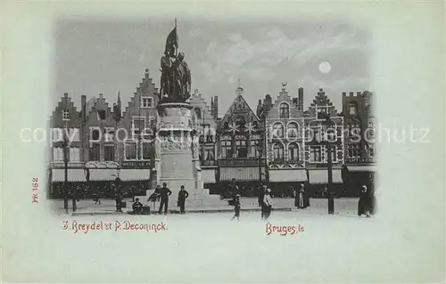 AK / Ansichtskarte Bruges_Brugge_Flandre Breydel et P Deconinck 