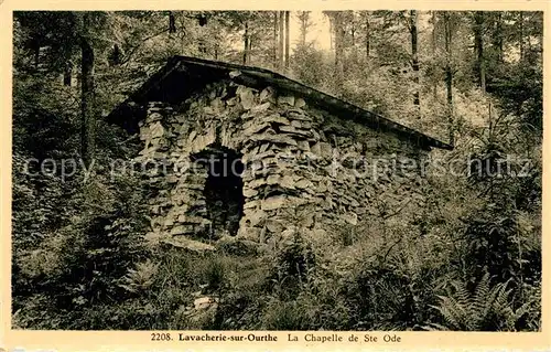 AK / Ansichtskarte Lavacherie_sur_Ourthe La Chapelle de Ste Ode Lavacherie_sur_Ourthe