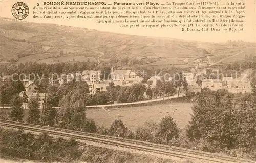 AK / Ansichtskarte Sougne Remouchamps Panorama vers Playe Sougne Remouchamps