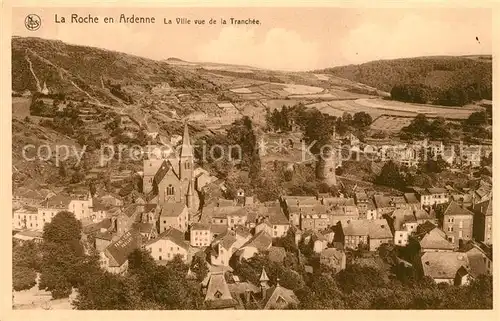 AK / Ansichtskarte Laroche en Ardenne La Ville vue de la Tranchee Laroche