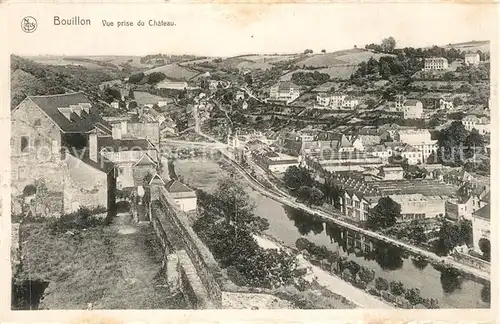 AK / Ansichtskarte Bouillon Vue prise du Chateau Bouillon