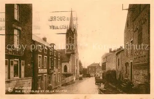 AK / Ansichtskarte Beauraing Rue de lEglise et de la Grotte Beauraing