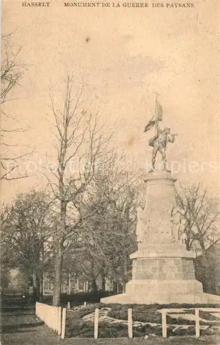 AK / Ansichtskarte Hasselt_Limburg Monument de la Guerre des Paysans Hasselt Limburg