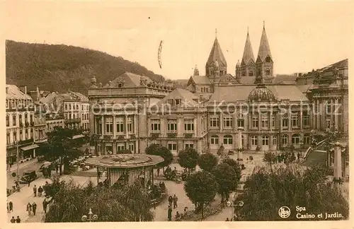 AK / Ansichtskarte Spa_Liege Casino et Jardin Spa_Liege