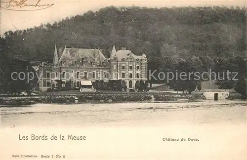 AK / Ansichtskarte Dave Chateau aux bords de la Meuse Dave