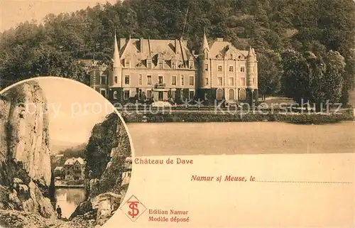 AK / Ansichtskarte Dave Chateau aux bords de la Meuse Dave