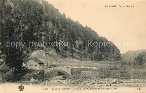 AK / Ansichtskarte Genestoux Source Chabory 