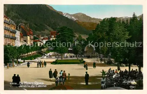 AK / Ansichtskarte Le_Mont Dore_Puy_de_Dome Jardins du Casino Le_Mont Dore_Puy_de_Dome