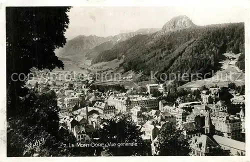 AK / Ansichtskarte Le_Mont Dore_Puy_de_Dome Vue generale Montagnes Le_Mont Dore_Puy_de_Dome