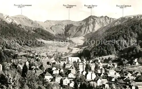 AK / Ansichtskarte Le_Mont Dore_Puy_de_Dome Vue generale et la Chaine du Sancy Le_Mont Dore_Puy_de_Dome