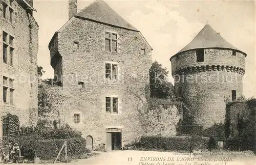 AK / Ansichtskarte Bagnoles de l_Orne Chateau de Lassay Les Tourelles Bagnoles de l_Orne