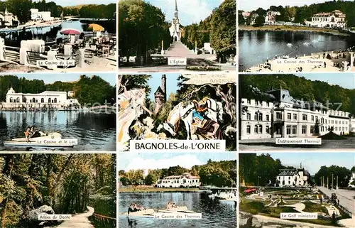 AK / Ansichtskarte Bagnoles de l_Orne Vues d ensemble de la Station Thermale Bagnoles de l_Orne