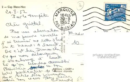 AK / Ansichtskarte Cap_Blanc_Nez Steilkueste Cap_Blanc_Nez