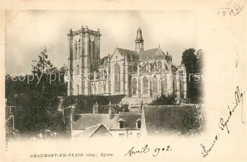 AK / Ansichtskarte Chaumont en Vexin Eglise Kirche Chaumont en Vexin