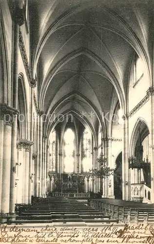 AK / Ansichtskarte Saint Just en Chaussee Interieur de l Eglise Saint Just en Chaussee