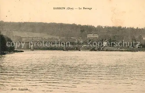 AK / Ansichtskarte Sarron Le Barrage Sarron