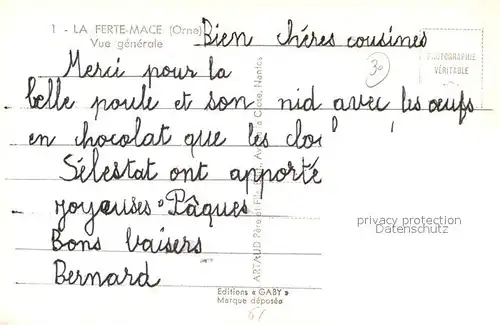 AK / Ansichtskarte La_Ferte Mace Vue generale La_Ferte Mace