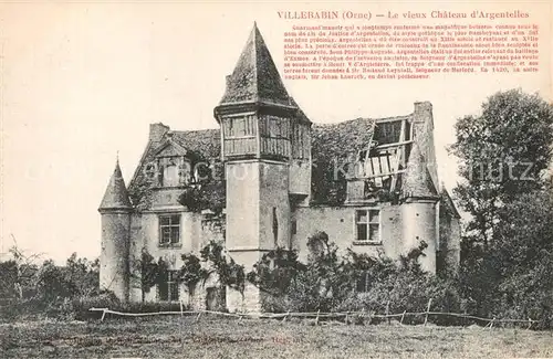 AK / Ansichtskarte Villebabin Vieux Chateau d Argentelles 