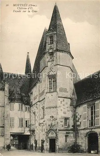 AK / Ansichtskarte Mortree Chateau d O facade sur la cour Mortree